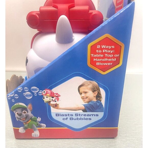 Paw Patrol Marshall Action Blast-Off Bubble Blower Nickelodeon No-Spill 6" Long - Picture 7 of 10
